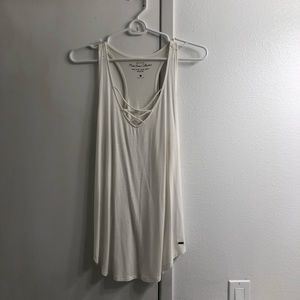 Women’s Hollister white tank top